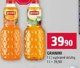 Terno GRANINI 1l vybrané druhy nabídka