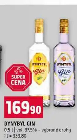 Terno DYNYBYL GIN 0,5l vol. 37,5% vybrané druhy nabídka