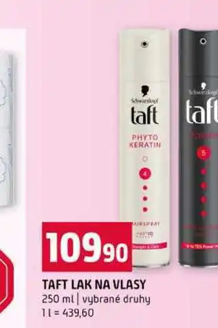 Terno TAFT LAK NA VLASY 250 ml vybrané druhy nabídka