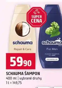 Terno SCHAUMA ŠAMPON 400 ml vybrané druhy nabídka