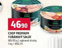 Terno COOP PREMIUM TUŇÁKOVÝ SALÁT 1859 185/55 g vybrané druhy nabídka