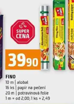 Terno FINO 10 m alobal 16 ks papir na pečení 20 m potravinová folie nabídka