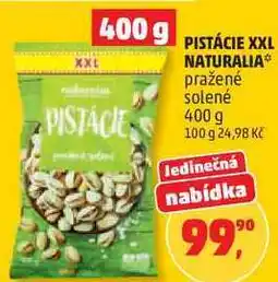 Penny Market PISTACIE NATURALIA pražené solené nabídka