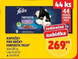 Penny Market KAPSIČKY PRO KOČKY FANTASTIC FELIX nabídka