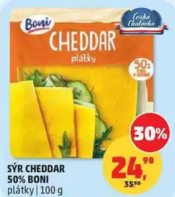Penny Market SÝR CHEDDAR 50% BONI plátky nabídka