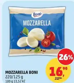 Penny Market MOZZARELLA BONI, 220/125 g nabídka