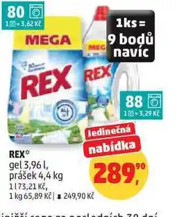 Penny Market REX gel nabídka