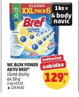Penny Market WC BLOK POWER AKTIV BREF různé druhy nabídka
