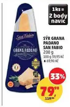 Penny Market SÝR GRANA PADANO SAN FABIO nabídka