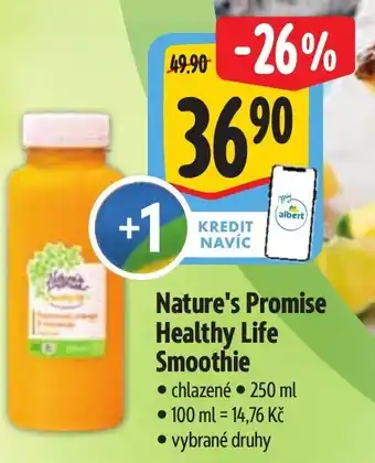 Albert Nature's Promise Healthy Life Smoothie nabídka