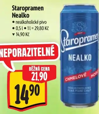 Albert Staropramen Nealko nabídka