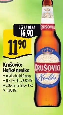 Albert Krušovice Hořké nealko nabídka