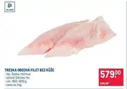 Makro Treska obecná filet bez kůže nabídka