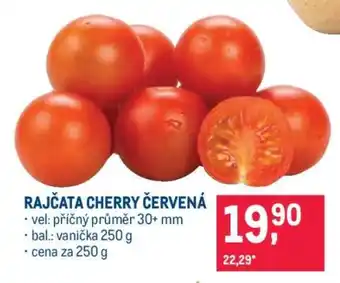 Rajčata cherry červená