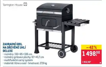 ZAHRADNÍ GRIL NA DŘEVĚNÉ UHLÍ DELUXE