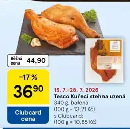 Tesco Tesco Kuřecí stehna uzená nabídka