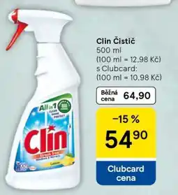 Tesco Clin Čistič nabídka