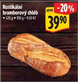Albert Rustikální bramborový chléb nabídka
