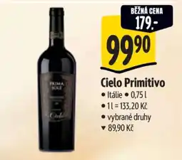 Albert Cielo Primitivo nabídka