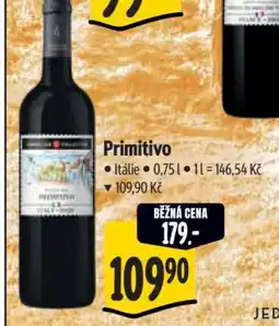 Albert Primitivo nabídka