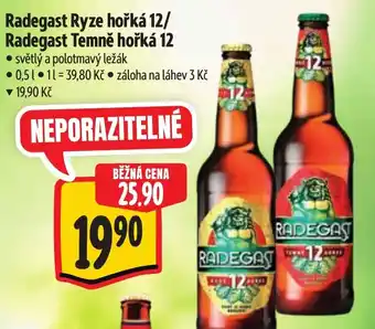 Albert Radegast Ryze hořká 12/ Radegast Temně hořká 12 nabídka