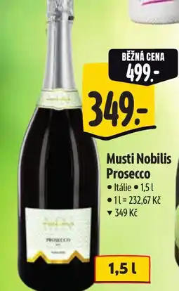 Albert Musti Nobilis Prosecco nabídka