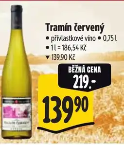 Albert Tramín červený nabídka
