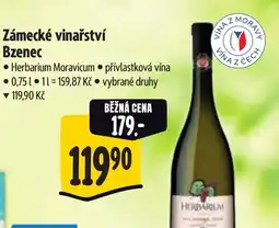 Albert Zámecké vinařství Bzenec nabídka