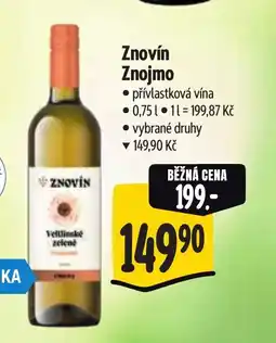 Albert Znovín Znojmo nabídka