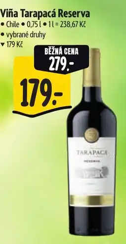 Albert Viña Tarapacá Reserva nabídka
