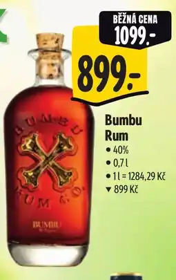 Albert Bumbu Rum nabídka
