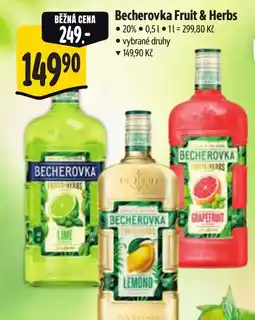 Albert Becherovka Fruit & Herbs nabídka