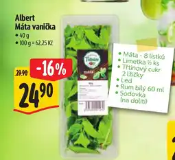 Albert Albert Máta vanička nabídka