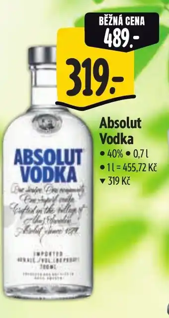 Albert Absolut Vodka nabídka