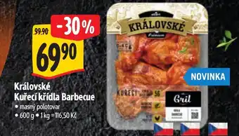 Albert Královské Kuřecí křídla Barbecue nabídka