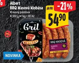 Albert Albert BBQ Masová klobása nabídka