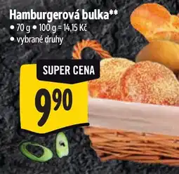 Albert Hamburgerová bulka nabídka