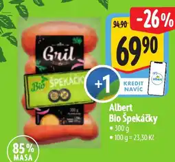 Albert Albert Bio Špekáčky nabídka
