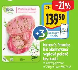 Albert Nature's Promise Bio Marinovaná vepřová pečeně bez kosti nabídka