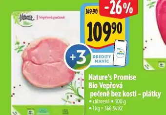 Albert Nature's Promise Bio Vepřová pečeně bez kosti - plátky nabídka