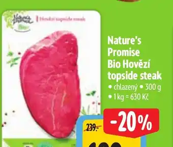 Albert Nature's Promise Bio Hovězí topside steak nabídka