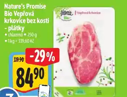 Albert Nature's Promise Bio Vepřová krkovice bez kosti - plátky nabídka
