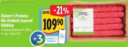 Albert Nature's Promise Bio Drůbeží masové klobásy nabídka