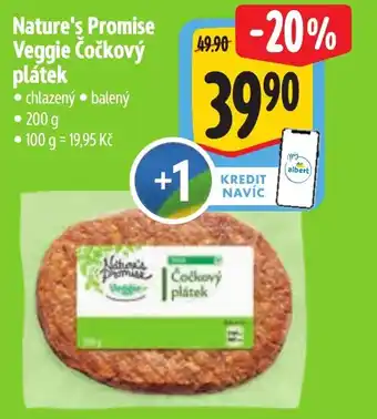 Albert Nature's Promise Veggie Čočkový plátek nabídka