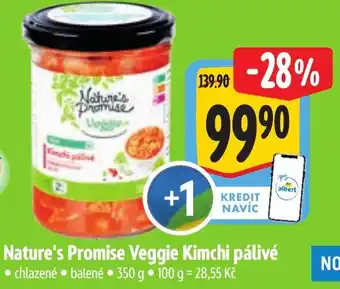 Albert Nature's Promise Veggie Kimchi pálivé nabídka