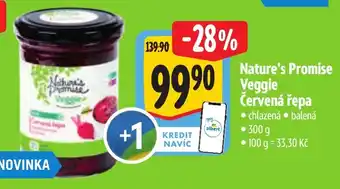 Albert Nature's Promise Veggie Červená řepa nabídka