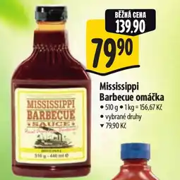 Albert Mississippi Barbecue omáčka nabídka