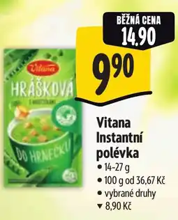 Albert Vitana Instantní polévka nabídka