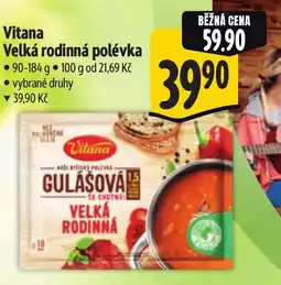 Albert Vitana Velká rodinná polévka nabídka