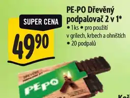 Albert PE-PO Dřevěný podpalovač 2 v 1 nabídka